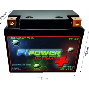 PiPower Car Plus Start-Stop 12V 54AH LiFePO4